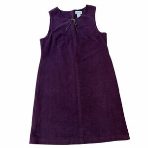 L.L. Bean Vintage Western Tank Faux Suede Dress